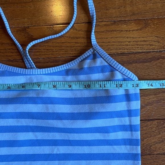 Lululemon | Power Y Tank Luon Apex Stripe Lavender Dusk Size 6 Yoga Gym Workout - Picture 12 of 13